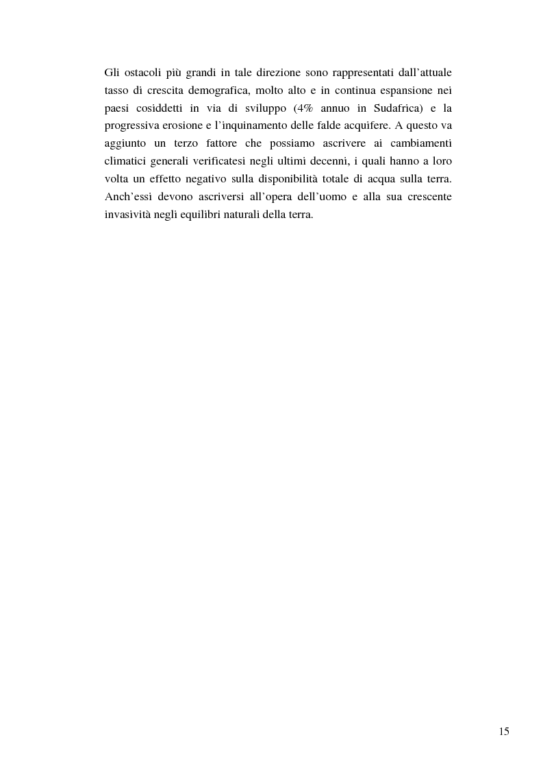 Anteprima della tesi: Riforme e conomiche e servizi sociali nel sudafrica post-apartheid: l'accesso all'acqua, Pagina 13