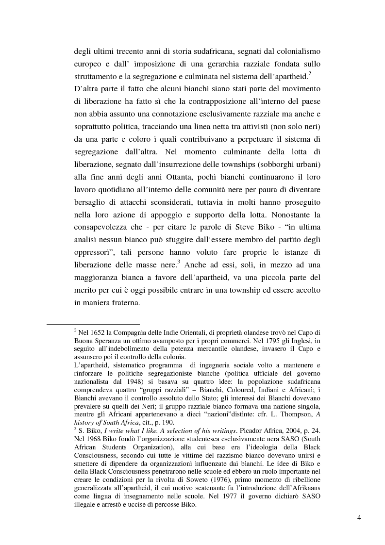 Anteprima della tesi: Riforme e conomiche e servizi sociali nel sudafrica post-apartheid: l'accesso all'acqua, Pagina 2