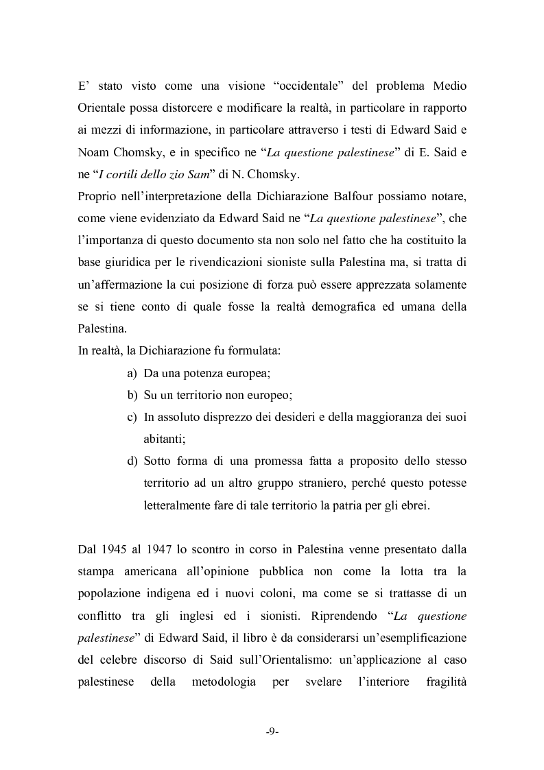 Anteprima della tesi: ''God bless Israel''. La formazione dello Stato d’Israele vista attraverso le pagine di Newsweek e Time Magazine (1945 - 1949), Pagina 7