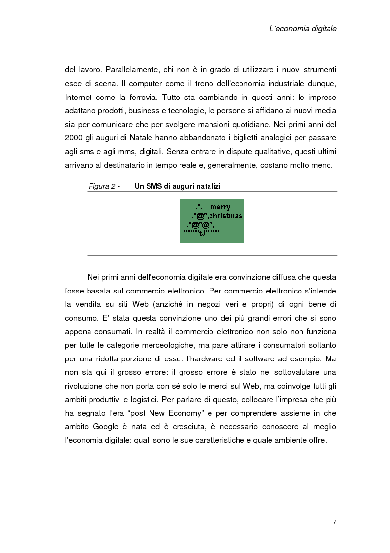 Anteprima della tesi: Un'azienda della Net Economy: il caso Google, Pagina 4