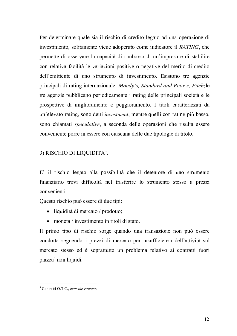 Anteprima della tesi: Evidenza empirica sul Value at Risk, Pagina 9