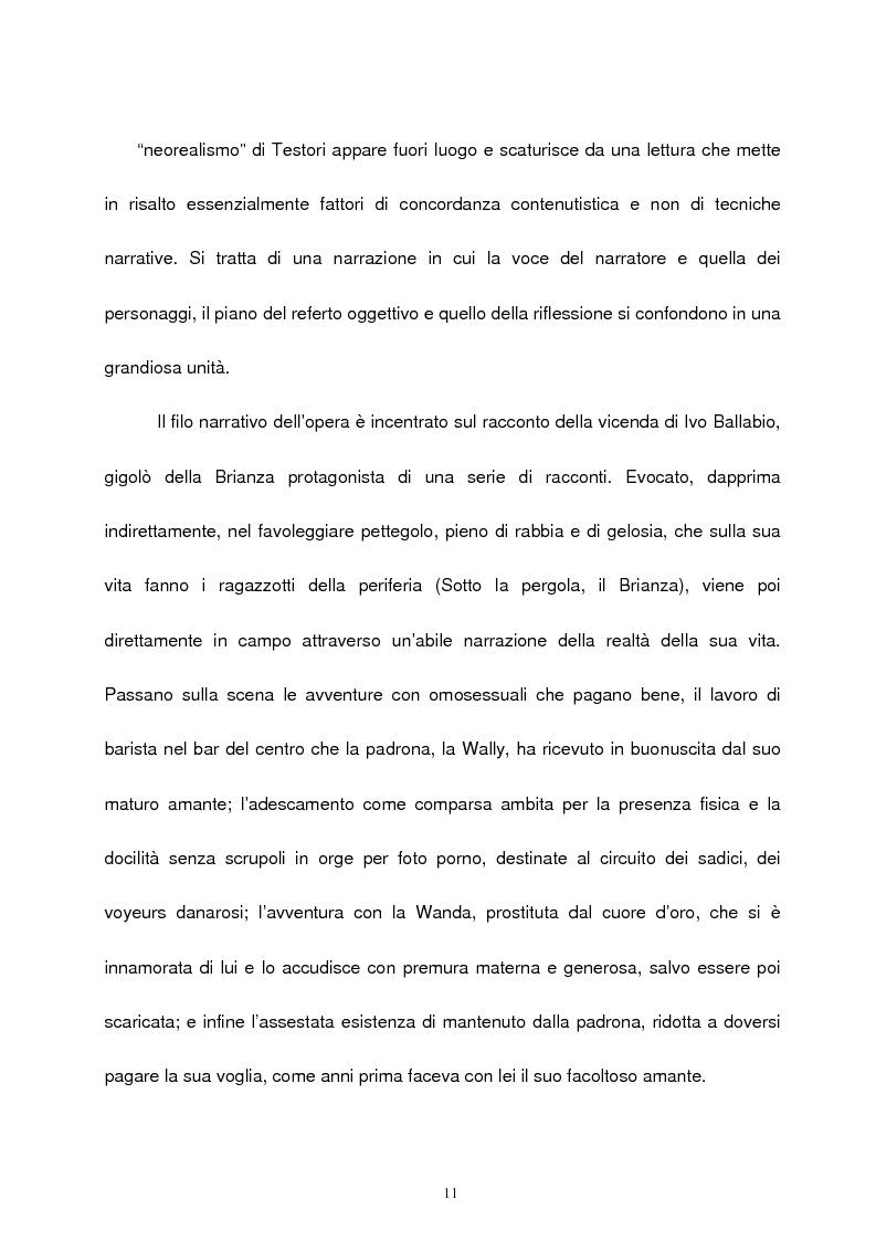 Anteprima della tesi: Le figure femminili nel ''ciclo dei segreti di Milano'' di Giovanni Testori, Pagina 10