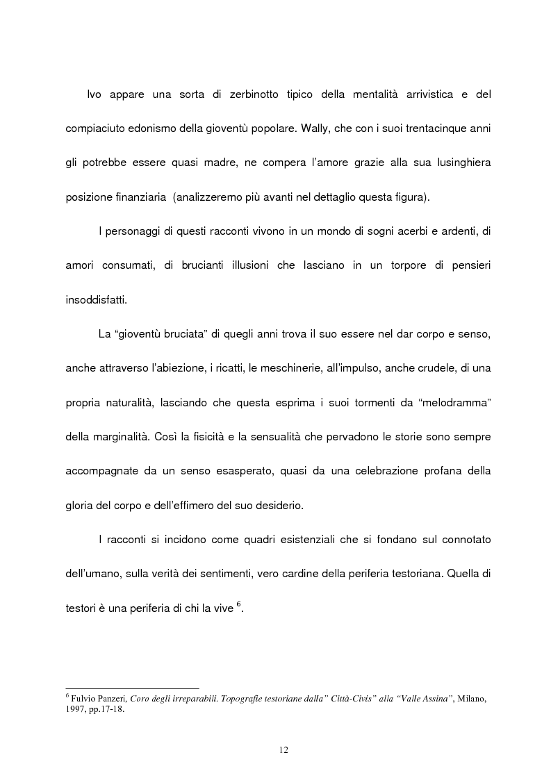 Anteprima della tesi: Le figure femminili nel ''ciclo dei segreti di Milano'' di Giovanni Testori, Pagina 11