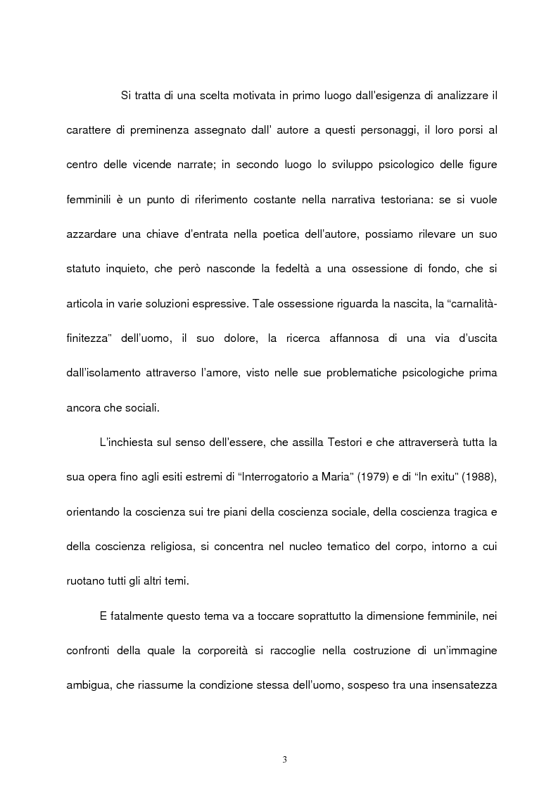 Anteprima della tesi: Le figure femminili nel ''ciclo dei segreti di Milano'' di Giovanni Testori, Pagina 2