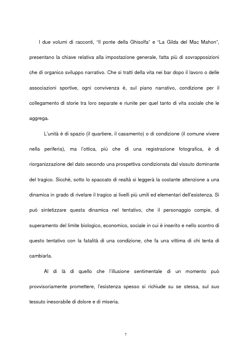 Anteprima della tesi: Le figure femminili nel ''ciclo dei segreti di Milano'' di Giovanni Testori, Pagina 6
