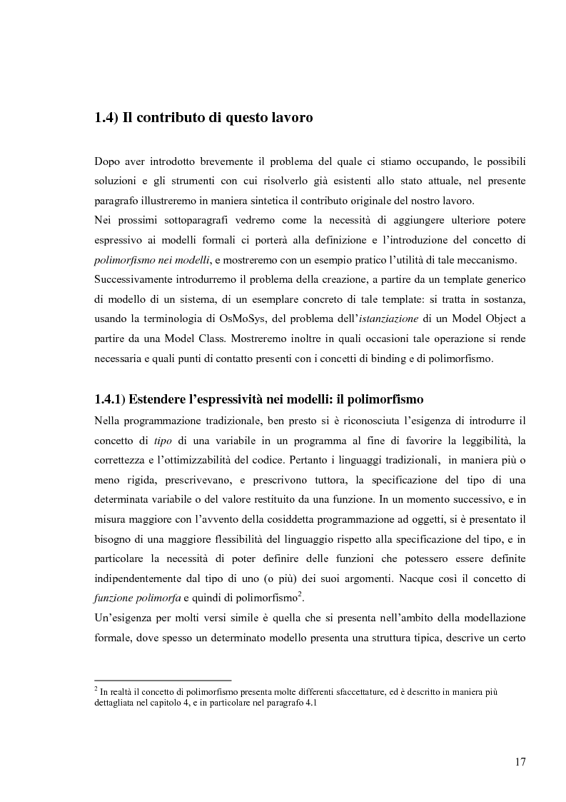 Anteprima della tesi: Tecniche basate su paradigma ad oggetti per l'analisi di sistemi complessi, Pagina 14