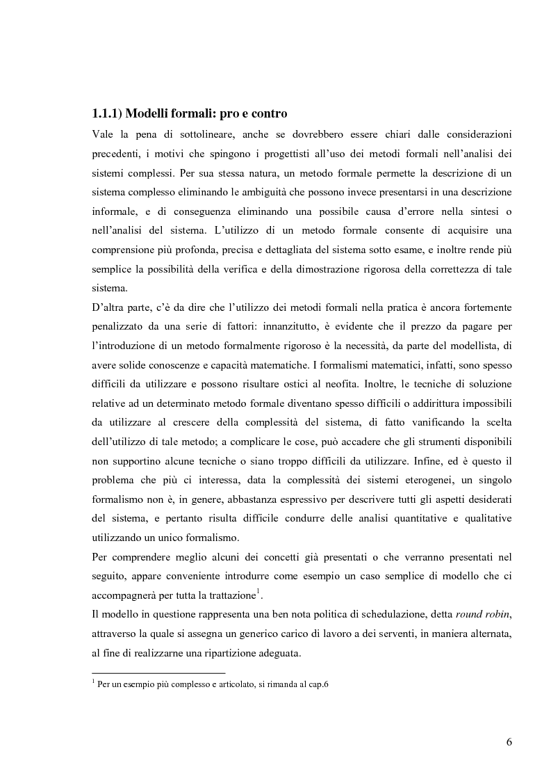 Anteprima della tesi: Tecniche basate su paradigma ad oggetti per l'analisi di sistemi complessi, Pagina 3