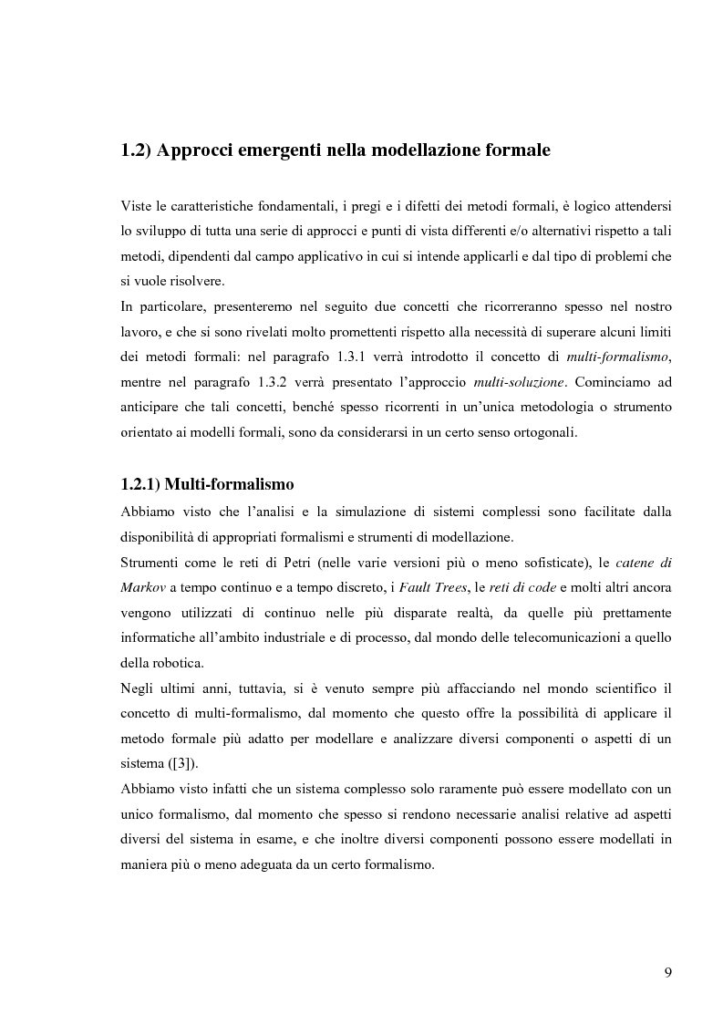 Anteprima della tesi: Tecniche basate su paradigma ad oggetti per l'analisi di sistemi complessi, Pagina 6
