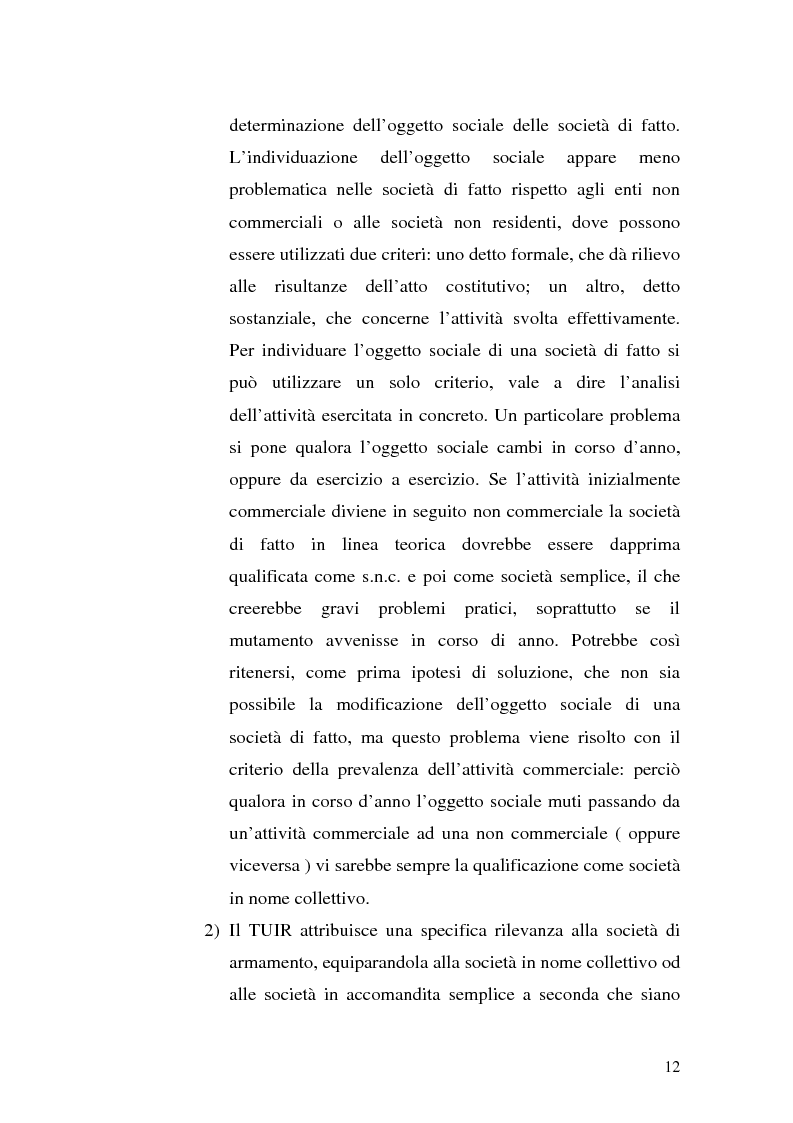 Anteprima della tesi: Il principio di trasparenza per le società di capitali ora introdotto alla luce del confronto con quello relativo alle società di persone, Pagina 12