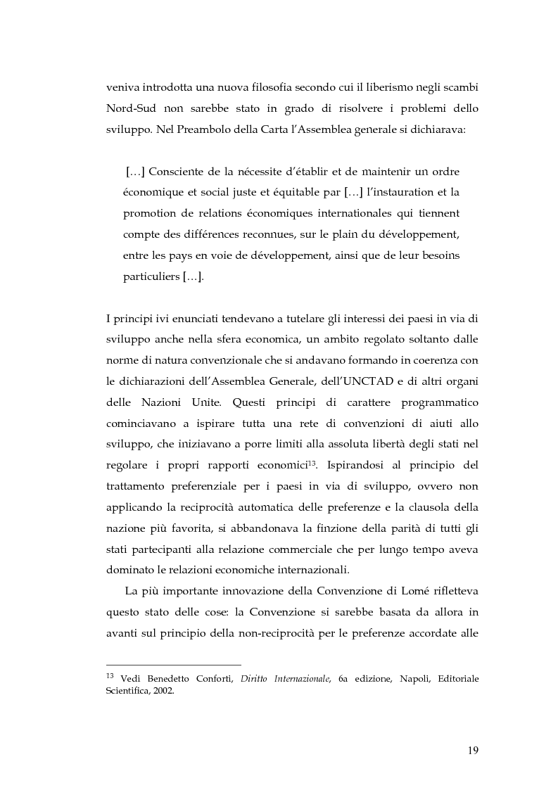 Anteprima della tesi: L'evoluzione della cooperazione giuridica UE-ACP da Lomé a Cotonou, Pagina 15
