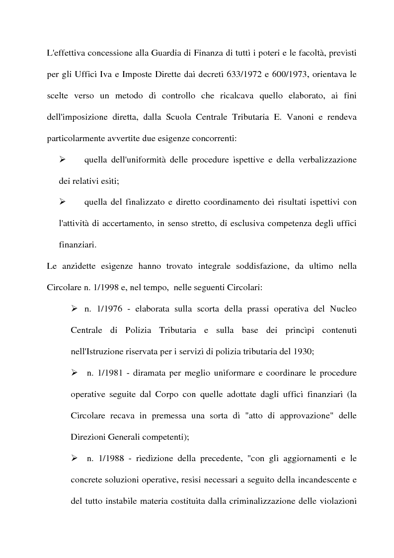 Anteprima della tesi: La tutela del contribuente e le verifiche fiscali della guardia di finanza, Pagina 6