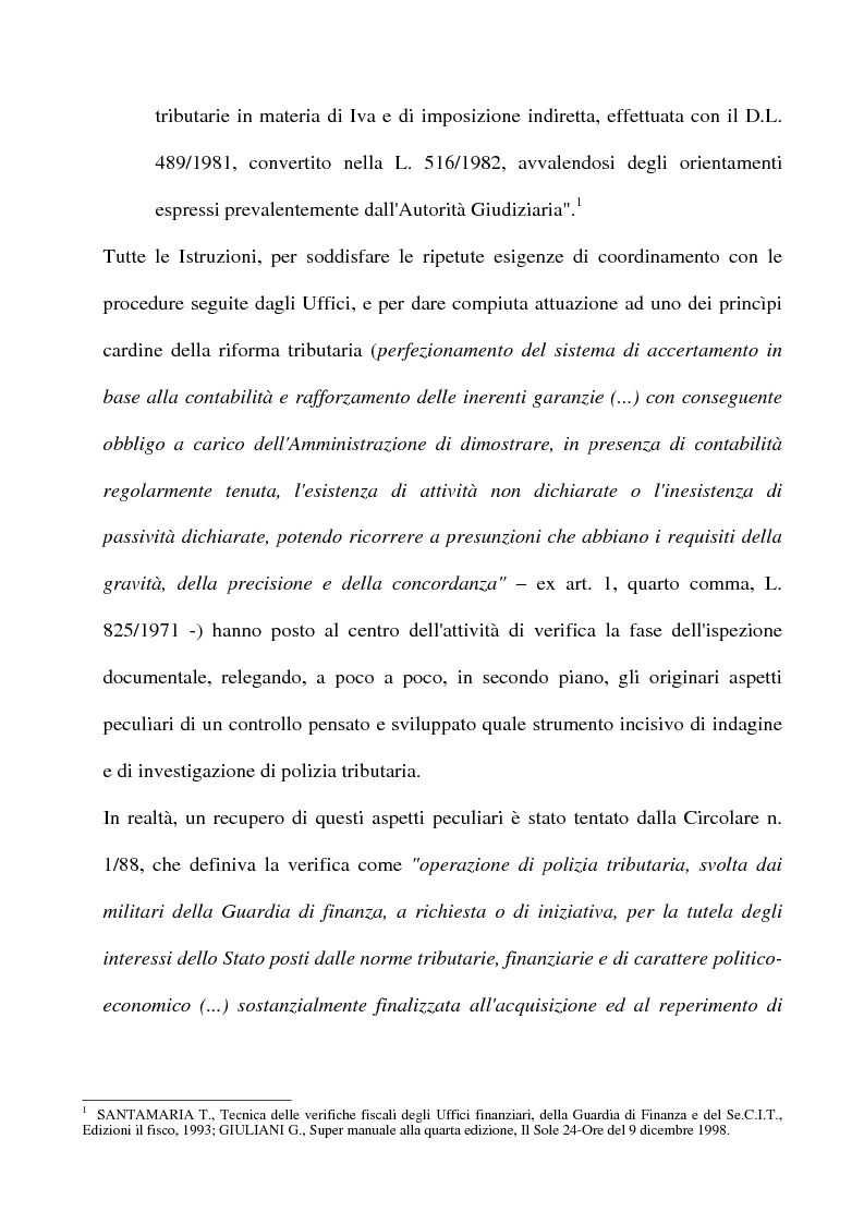 Anteprima della tesi: La tutela del contribuente e le verifiche fiscali della guardia di finanza, Pagina 7