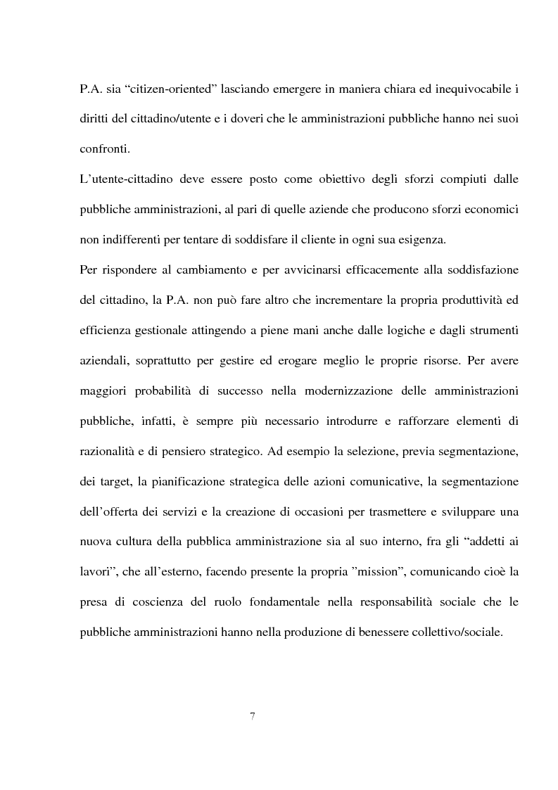 Anteprima della tesi: Innovazioni e strategie per la comunicazione della responsabilità sociale nella pubblica amministrazione, Pagina 3