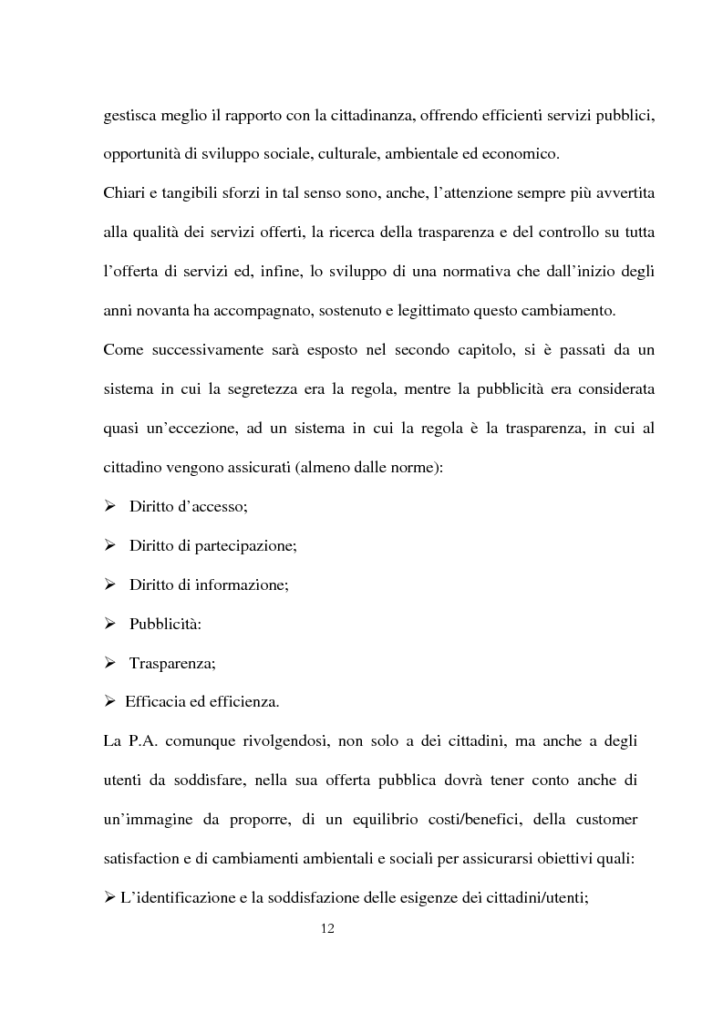 Anteprima della tesi: Innovazioni e strategie per la comunicazione della responsabilità sociale nella pubblica amministrazione, Pagina 8