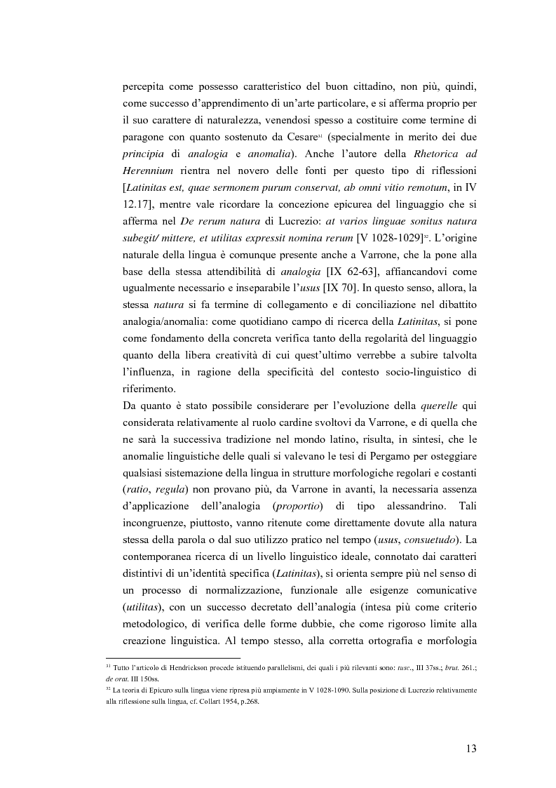 Anteprima della tesi: Analogia e anomalia in Marziano Capella, Pagina 13
