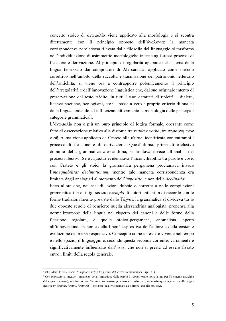 Anteprima della tesi: Analogia e anomalia in Marziano Capella, Pagina 5