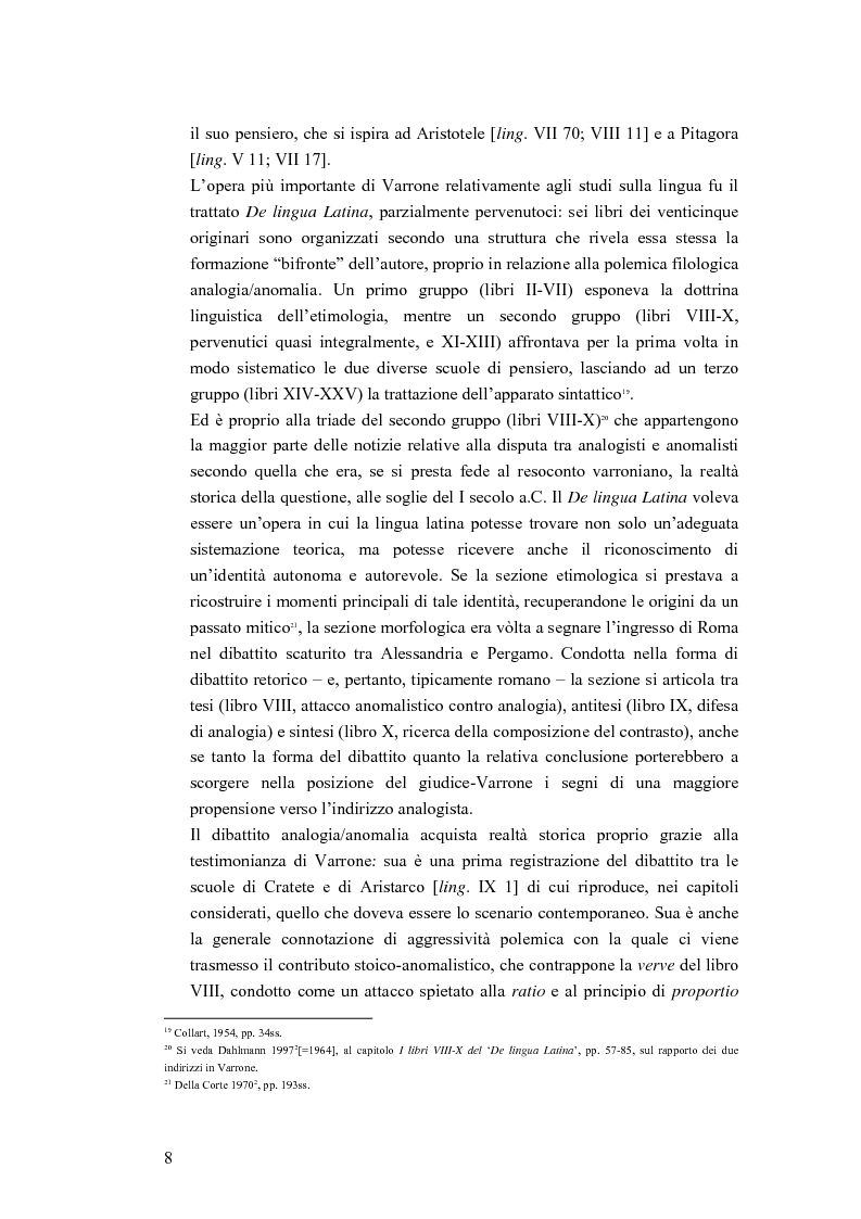 Anteprima della tesi: Analogia e anomalia in Marziano Capella, Pagina 8