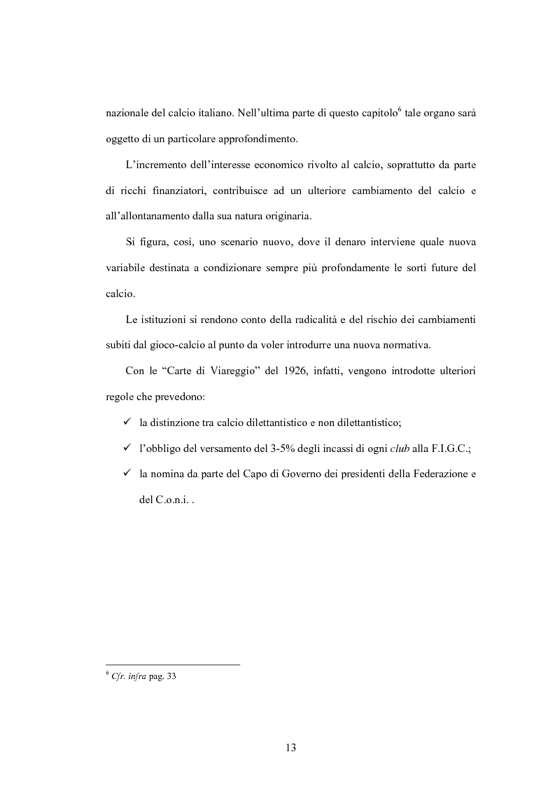 Anteprima della tesi: La crisi delle aziende calcistiche. Il caso S.S.Lazio, Pagina 10