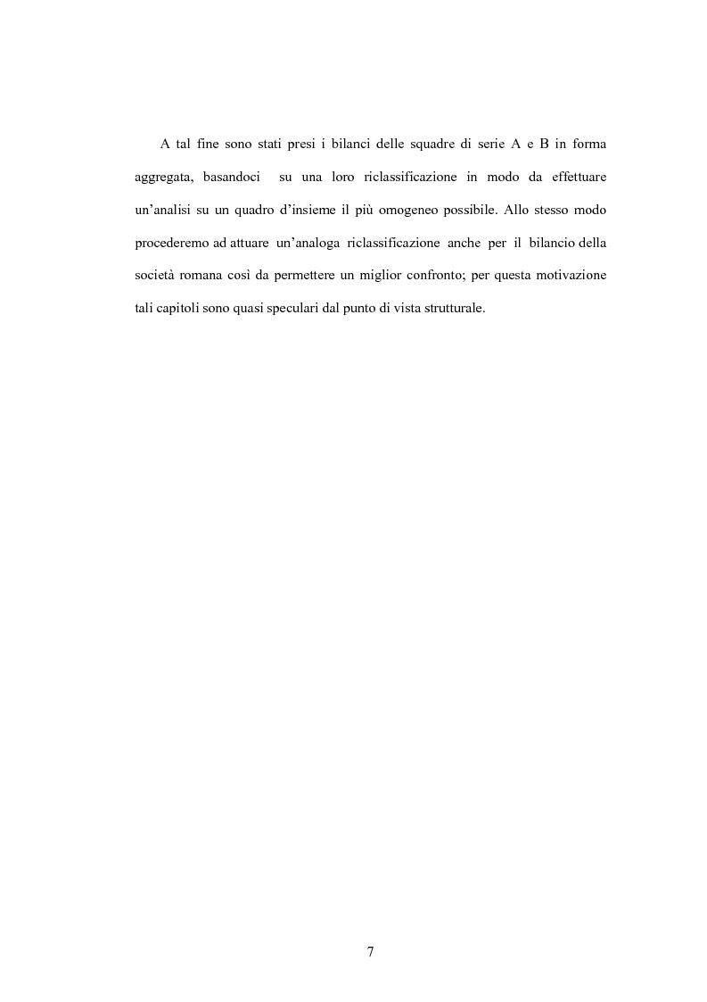 Anteprima della tesi: La crisi delle aziende calcistiche. Il caso S.S.Lazio, Pagina 4