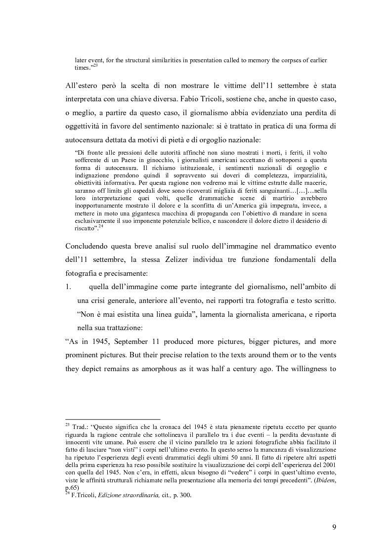 Anteprima della tesi: Il dibattito sull'informazione nella stampa internazionale dopo l'11 settembre 2001, Pagina 12