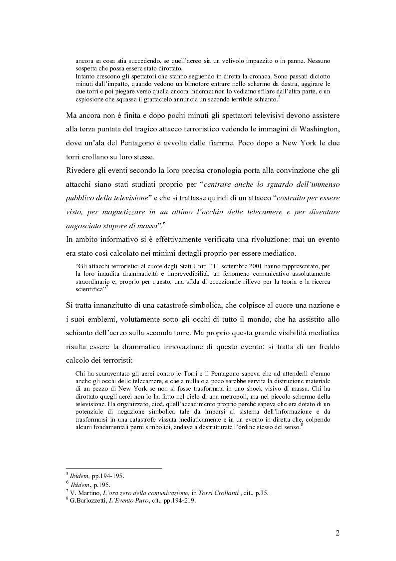 Anteprima della tesi: Il dibattito sull'informazione nella stampa internazionale dopo l'11 settembre 2001, Pagina 5