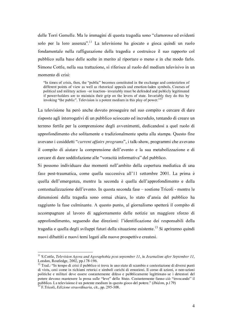 Anteprima della tesi: Il dibattito sull'informazione nella stampa internazionale dopo l'11 settembre 2001, Pagina 7