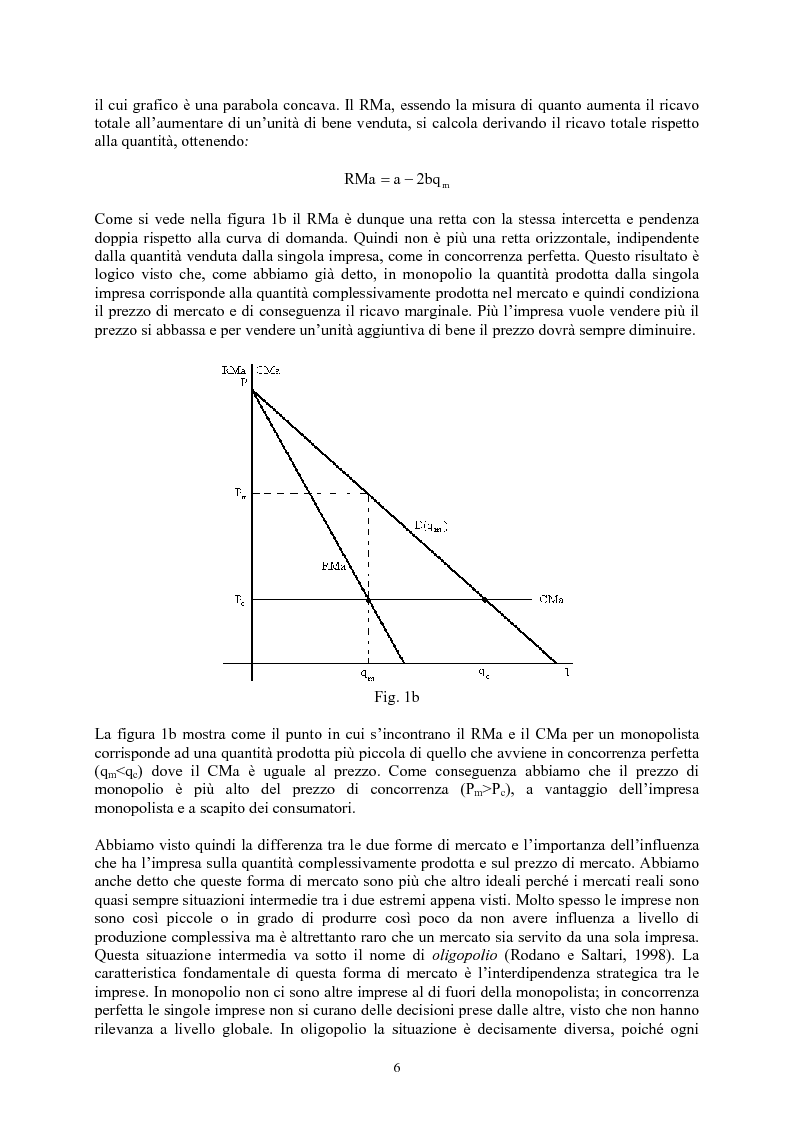 Anteprima della tesi: Modelli di oligopolio con ricerca e sviluppo e effetti di spillover, Pagina 4