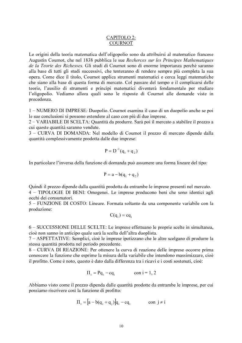 Anteprima della tesi: Modelli di oligopolio con ricerca e sviluppo e effetti di spillover, Pagina 8
