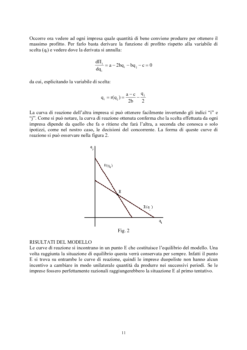 Anteprima della tesi: Modelli di oligopolio con ricerca e sviluppo e effetti di spillover, Pagina 9