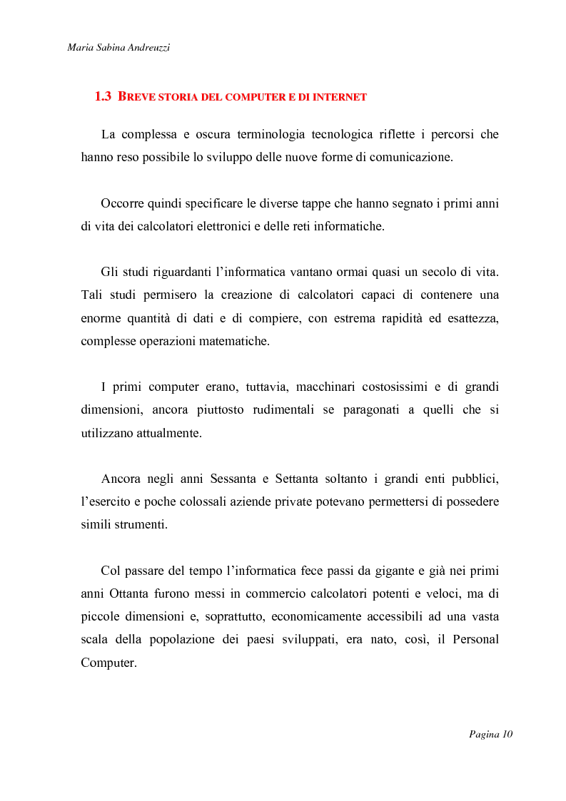 Anteprima della tesi: Technospeak: le nuove terminologie relative al mondo dell'informatica., Pagina 8