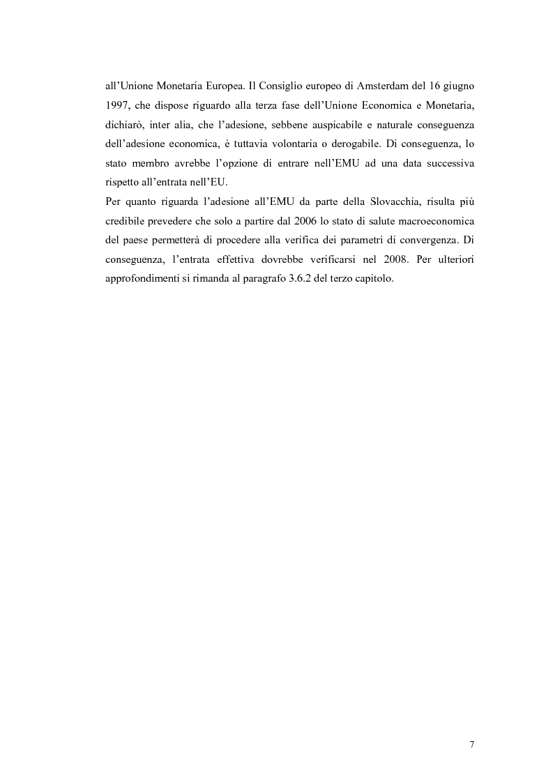 Anteprima della tesi: La Rep. Slovacca verso l'Unione Europea: analisi del processo di transizione, Pagina 11