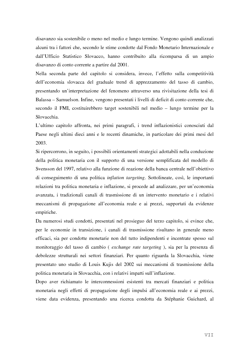 Anteprima della tesi: La Rep. Slovacca verso l'Unione Europea: analisi del processo di transizione, Pagina 3