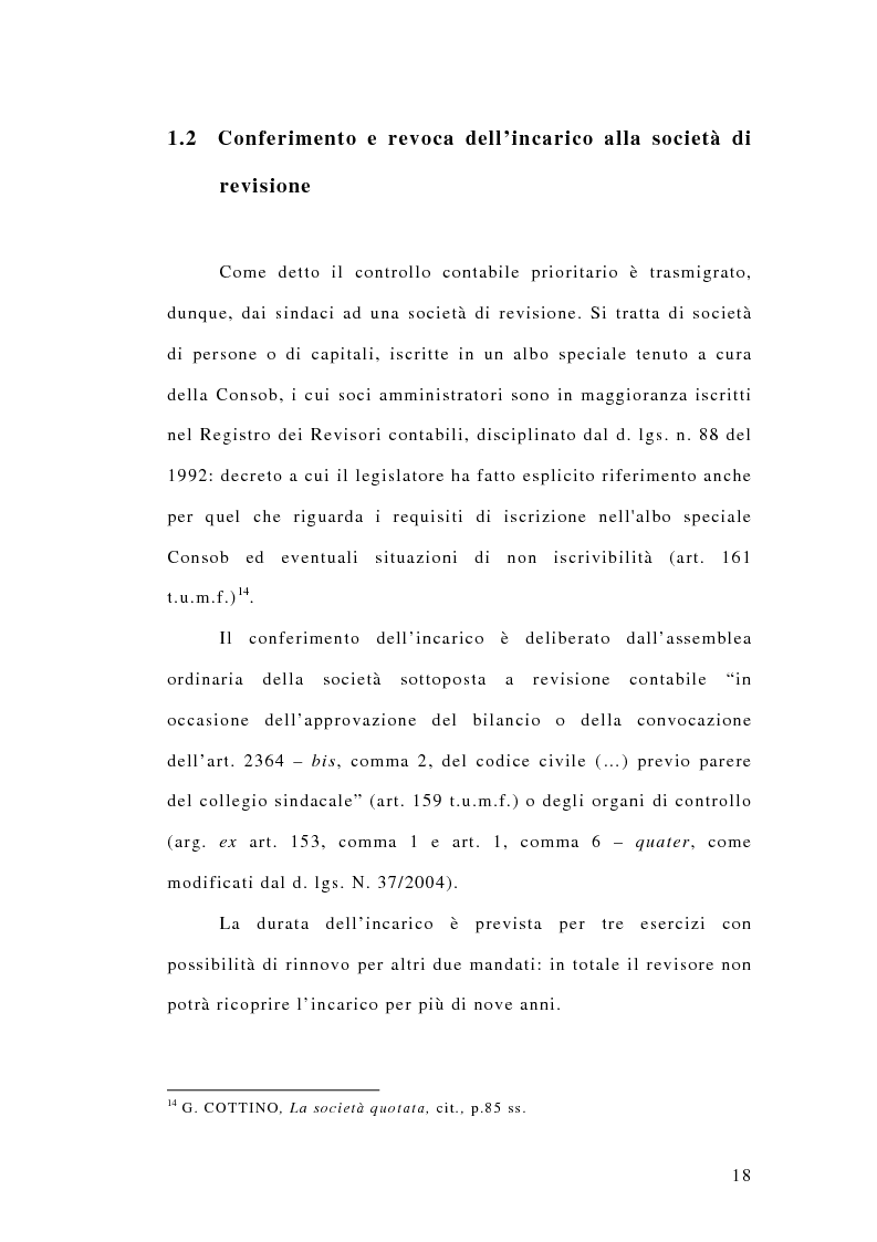 Anteprima della tesi: La responsabilità penale dei revisori, Pagina 13