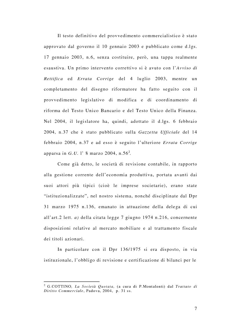 Anteprima della tesi: La responsabilità penale dei revisori, Pagina 2