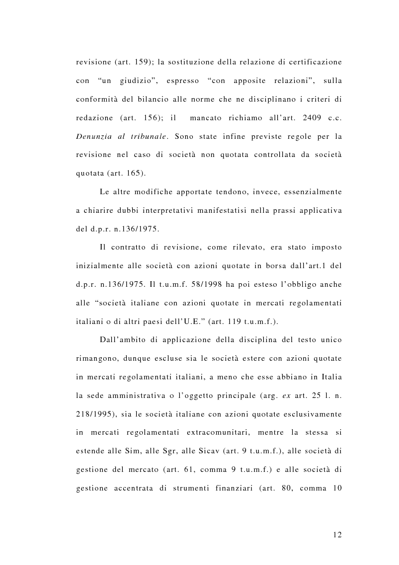 Anteprima della tesi: La responsabilità penale dei revisori, Pagina 7