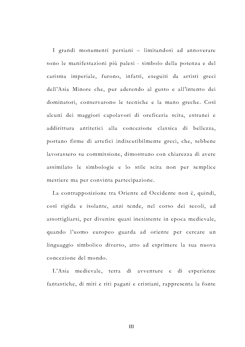 Anteprima della tesi: Le vie delle merci ed i percorsi dell'arte tra l'India e il Meridione d'Italia dall'Antichità al Medioevo. Studio mirato sul gioiello., Pagina 3