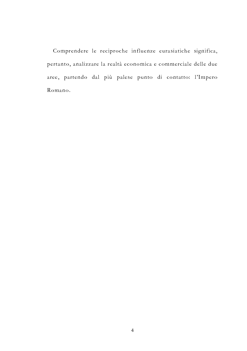 Anteprima della tesi: Le vie delle merci ed i percorsi dell'arte tra l'India e il Meridione d'Italia dall'Antichità al Medioevo. Studio mirato sul gioiello., Pagina 9