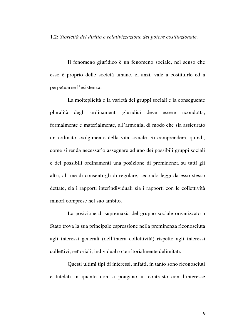 Anteprima della tesi: Il procedimento di revisione costituzionale, Pagina 6