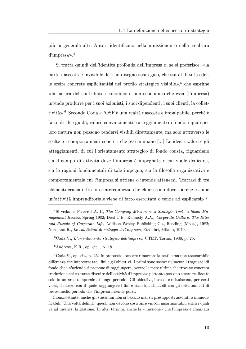 Anteprima della tesi: I metodi di valutazione delle strategie: un'analisi comparata, Pagina 6