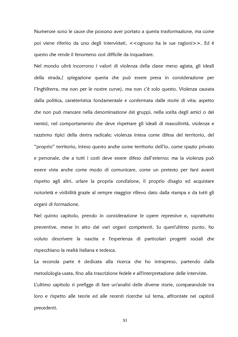 Anteprima della tesi: La violenza negli stadi: aspetti psicosociali e preventivi, Pagina 6