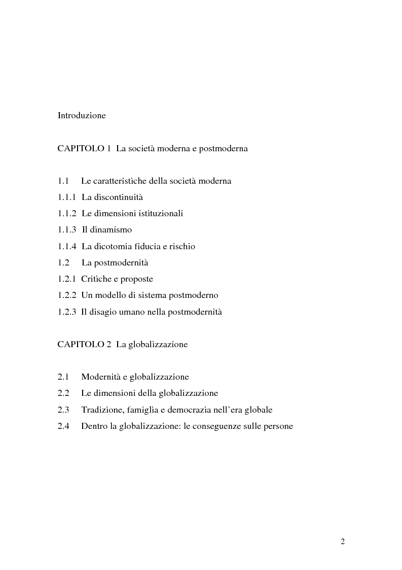 Indice della tesi: Flessibilità e precarietà: storie di lavoro atipico, Pagina 1