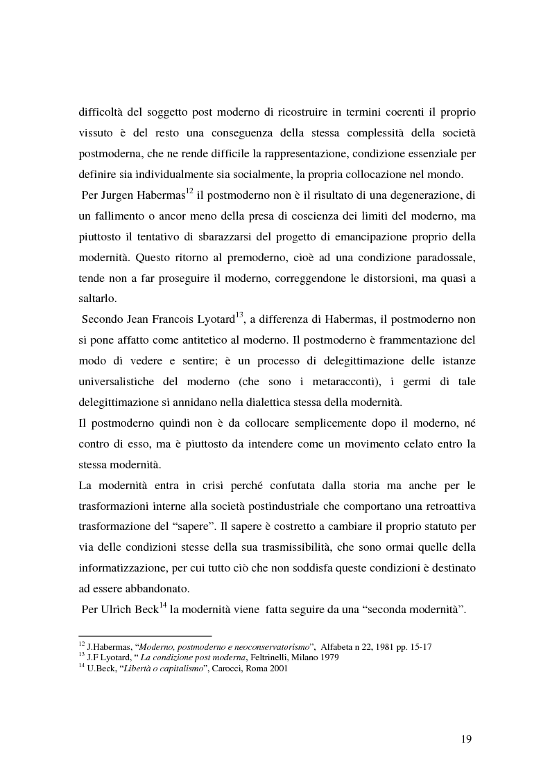Anteprima della tesi: Flessibilità e precarietà: storie di lavoro atipico, Pagina 15