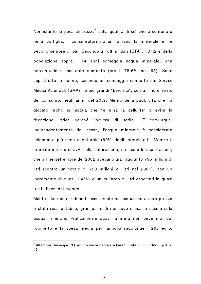 Anteprima della tesi: Analisi semiotica degli spot delle acque minerali, Pagina 10