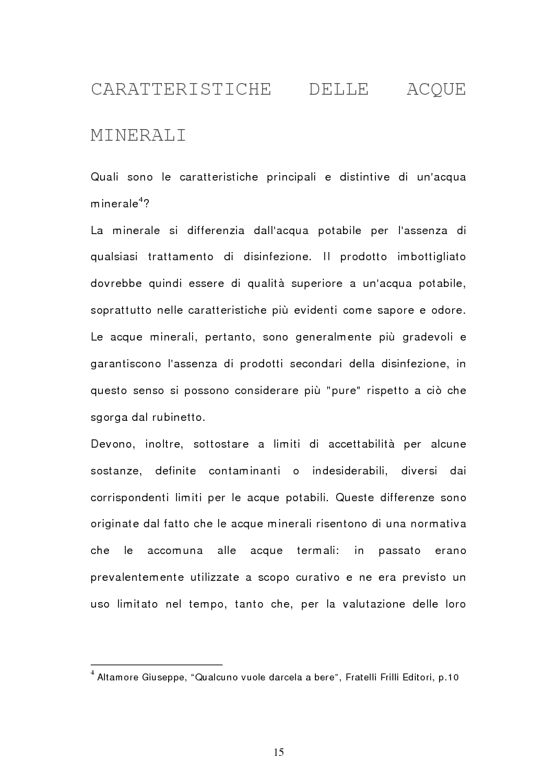 Anteprima della tesi: Analisi semiotica degli spot delle acque minerali, Pagina 12