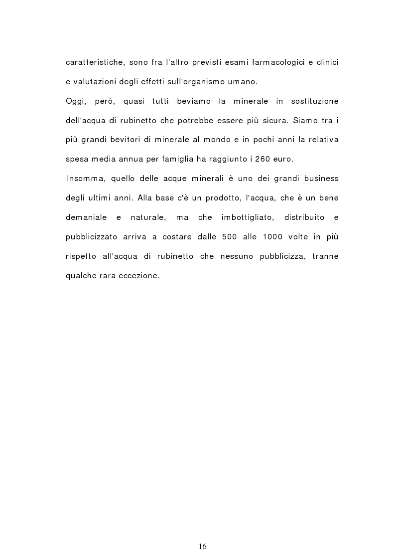 Anteprima della tesi: Analisi semiotica degli spot delle acque minerali, Pagina 13