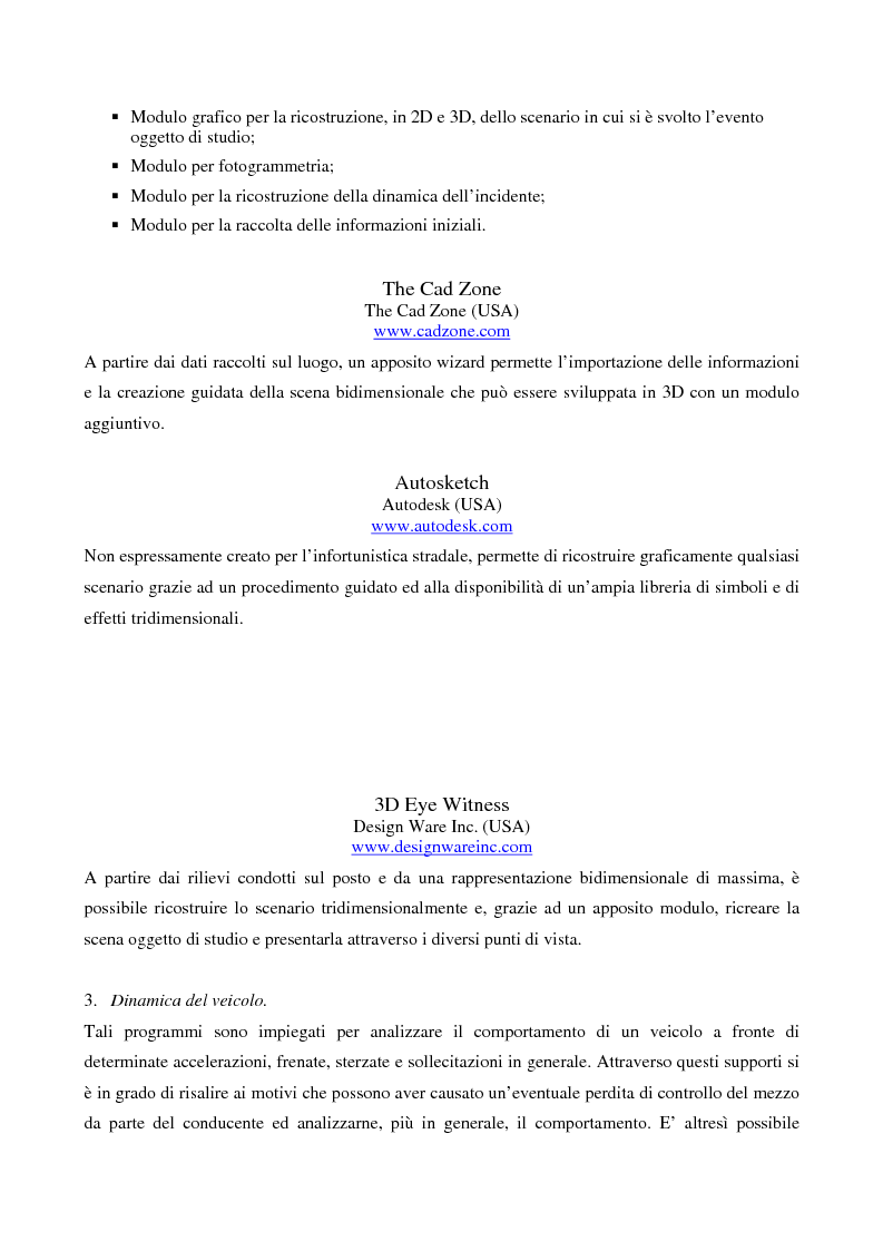 Anteprima della tesi: Metodi di simulazione per la ricostruzione degli incidenti stradali, Pagina 10