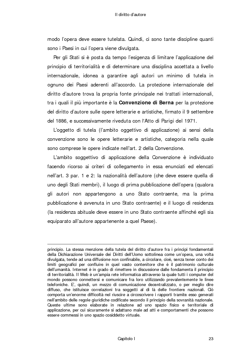 Anteprima della tesi: Il diritto d'autore in Internet, Pagina 14