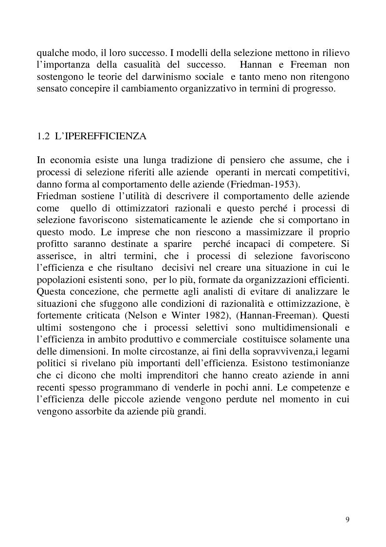 Anteprima della tesi: “Isomorfismo ed adattamento organizzativo; l’applicazione alla popolazione d’alberghi della Val Badia e del Bacino Termale Euganeo”., Pagina 6