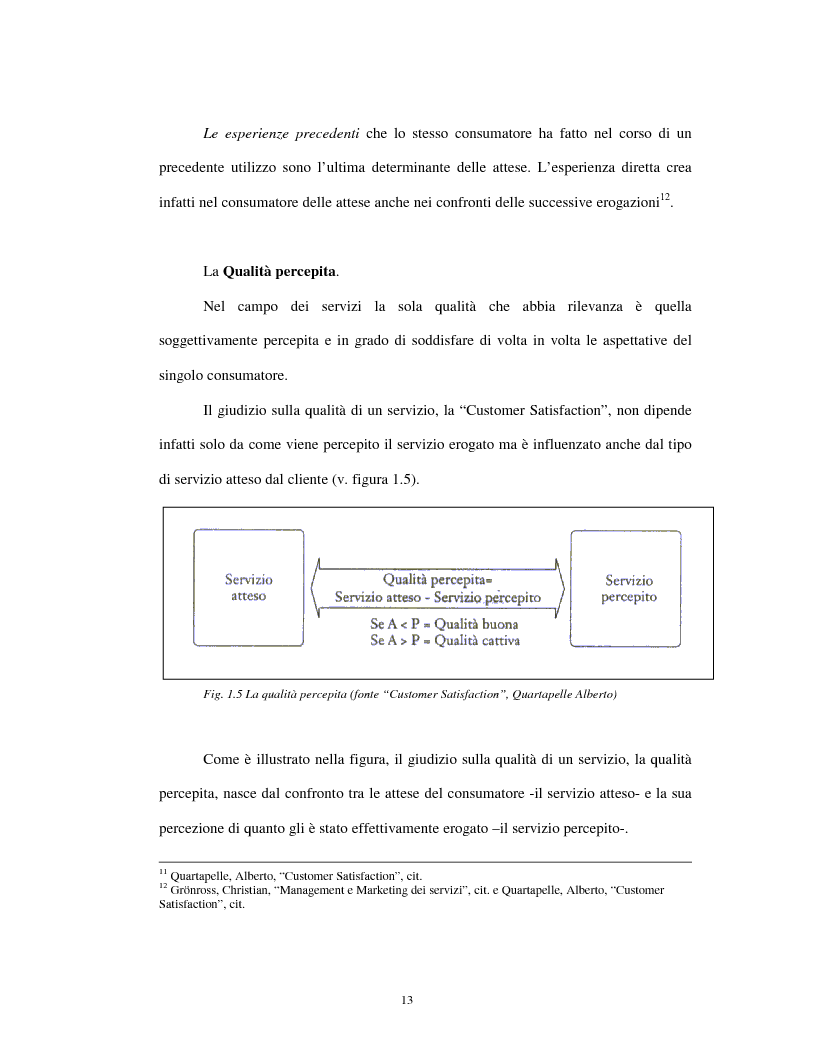 Anteprima della tesi: Approccio tradizionale e nuove tendenze nella Customer Satisfaction, Pagina 13