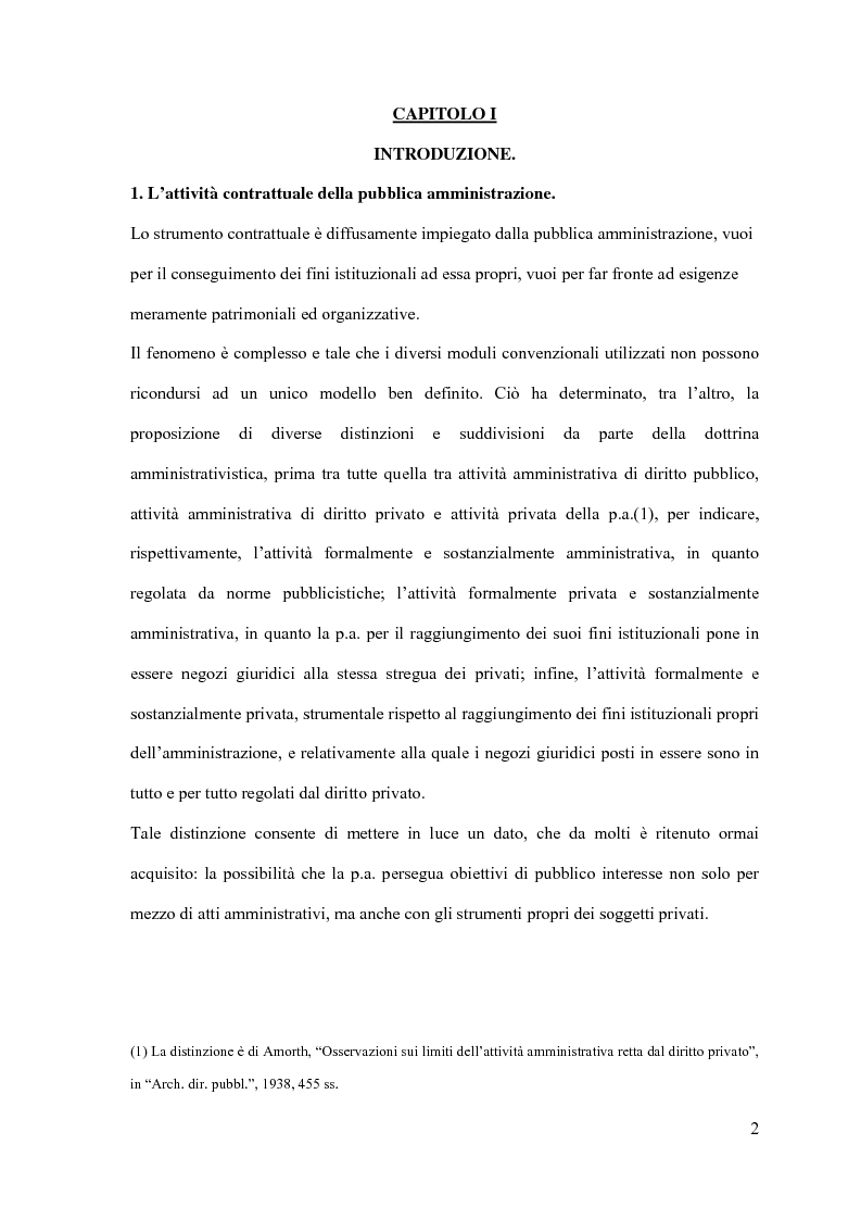 Anteprima della tesi: I contratti d'appalto di opere pubbliche: profili problematici attinenti alle ipotesi di invalidità e nuove prospettive nel risarcimento del danno alle imprese., Pagina 3
